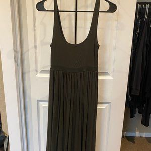 Dark Forest Green Maxi Dress